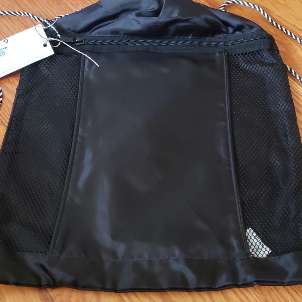 Black cinch sac